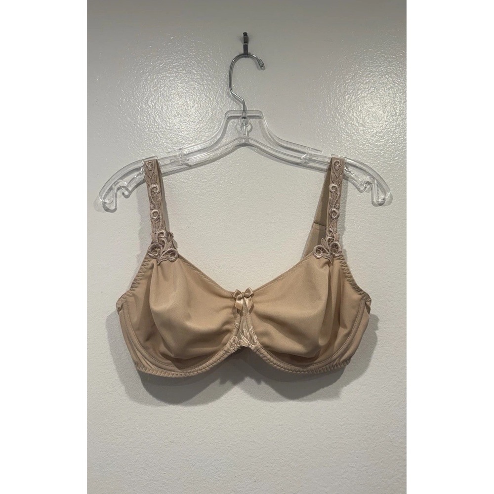 Simone Perele Beige Andora Minimizer Underwire Bra Womens Size 34E
